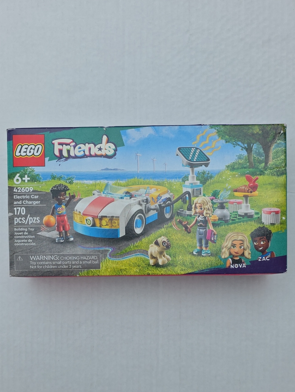 LEGO Friends Electric Car and Charger Building Toy for Kids, 42609